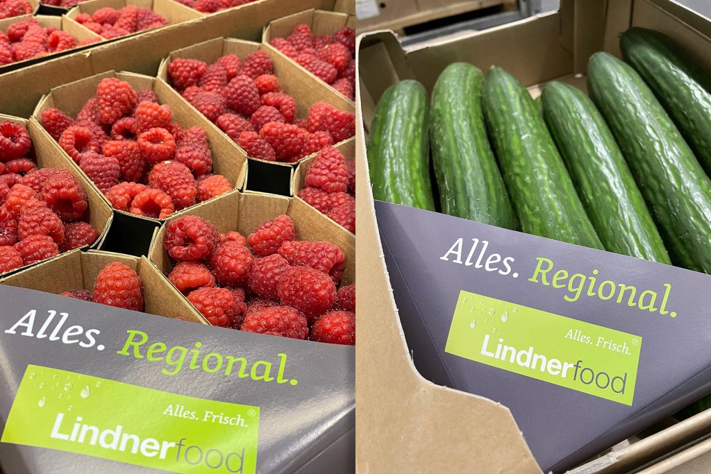 Erdbeeren, Himbeeren, Gurken, Zwiebeln oder Salat – wo möglich, bezieht Lindnerfood die Ware regional und in Bio-Qualität.